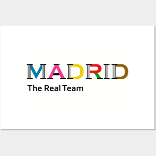 Madrid, the real team Posters and Art